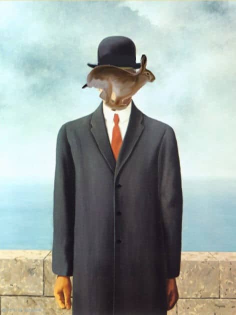 René Magritte - Kunst trifft Osterhase